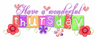Have a wonderful thursday