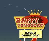 Happy Thursday, have a great day