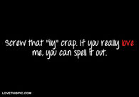 If You Really Love Me