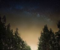 As night falls