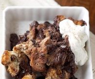 Chocolate bread pudding