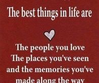 the best things in life