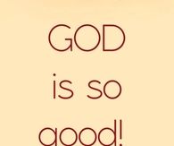 God is Good