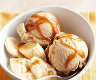 Bananas foster gelato