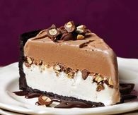 Chocolate peanut ice cream cake
