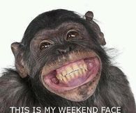 This is my weekend face