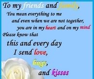 to my friends and family