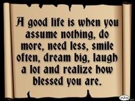 a good life