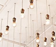 Hanging lightbulbs