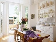 White ceramics showcasing sets