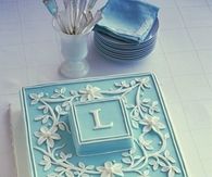 Monogram cake