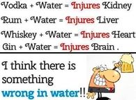 something wrong in water