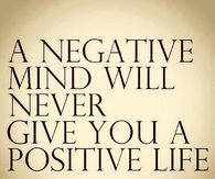 a negative mind