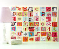 Alphabet canvas