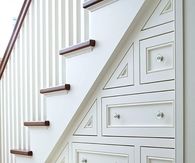 Drawers Built into Staircase