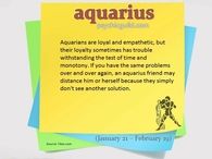 Aquarius Facts No