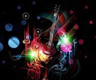 Colorful Spinning Guitar