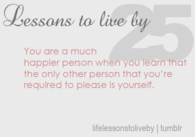 Please yourself