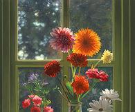 Flowers Arranged in Bottles