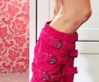 Hot Pink Boots