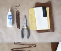 DIY Leather Fringe Tiered Necklace