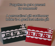 Personalized gift card