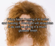 Frizzy hair trick