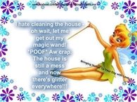 I hate cleaning the house