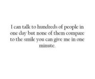 the smile you give me