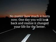 no matter how much it hurts