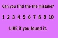 can you find the mistake