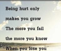 Learnt through pain