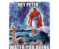 Hey peter, water you doing down there