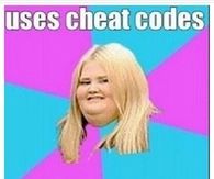 Uses cheat codes for wii fit