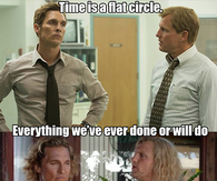 Time is a flat circle