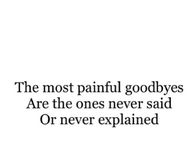 The Most Painful Goodbyes