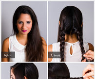 DIY BRAIDED CHIGNON