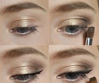 DIY Blue Icing Step by Step Makeup
