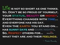 Lifes not so short