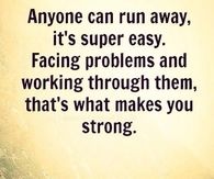 Anyone can run away