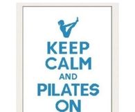 Keep calm and pilates on