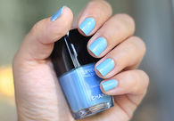 Baby blue nails and nail polish