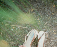 Peach heels