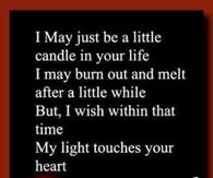 My Light Touches Your Heart