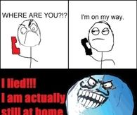 Im actually still at home