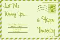 Wishing you a happy thursday