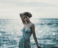 Sequin flowing dress