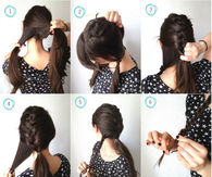 DIY Ponytail with French Braid