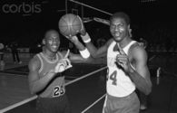 Michael Jordon and Akeem Olajuwon ROOKIE YEAR