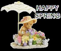 Happy Spring Flower Bear